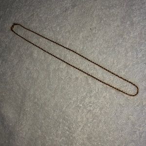 18k gold 22" rope chain